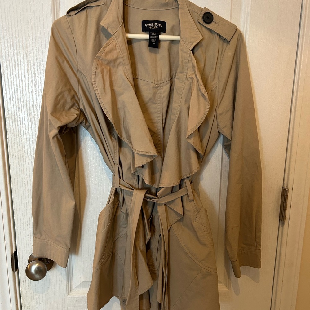 Canyon River Blues Tan Trench Coat for Women